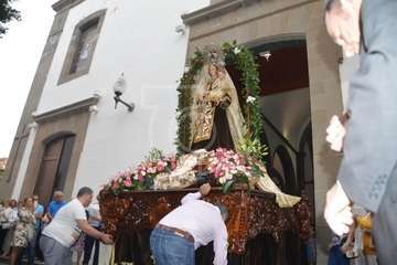 Misa y procesión de la Virgen de Telde en Los Llanos de Telde (Foto TA)